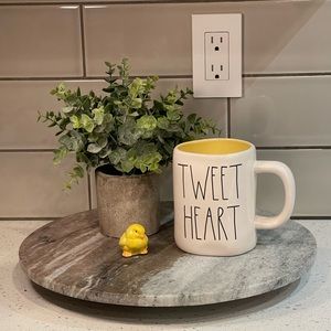 NWT - RAE DUNN “TWEET HEART” Double Sided Easter Mug